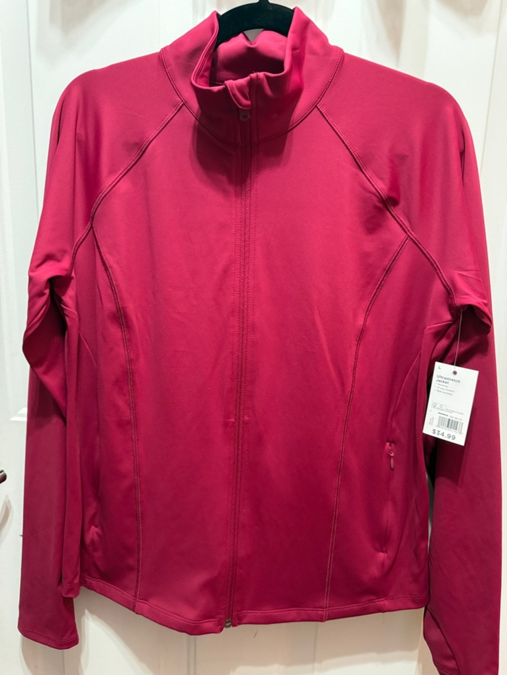 tek gear Ultrastretch Performance Vintage Ruby Full-Zip Athletic Jacket Size L